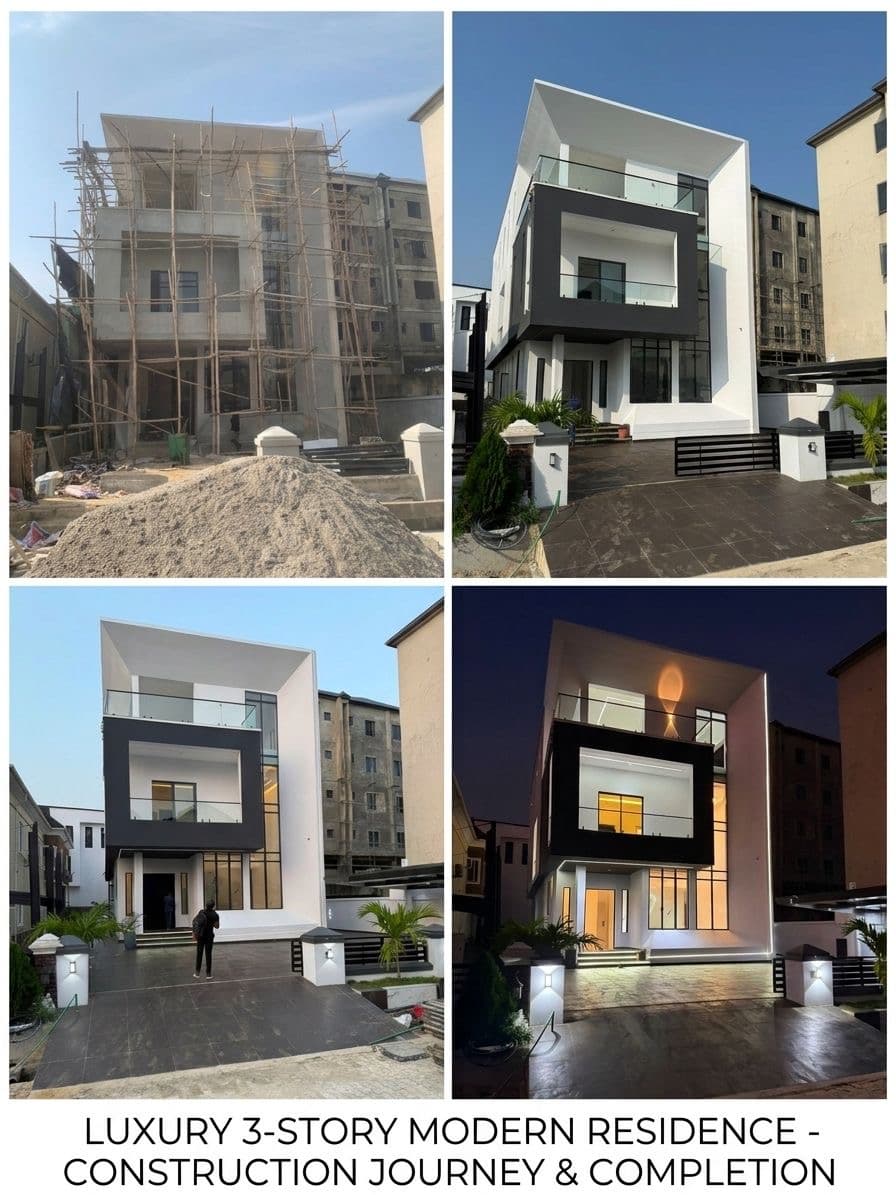 Ivory Residence — Construction Journey and Completed Exterior