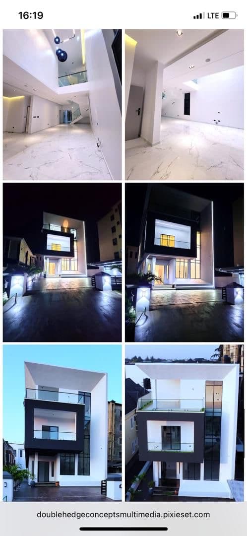 Ivory Residence — Marble Interior and Night Exterior Views