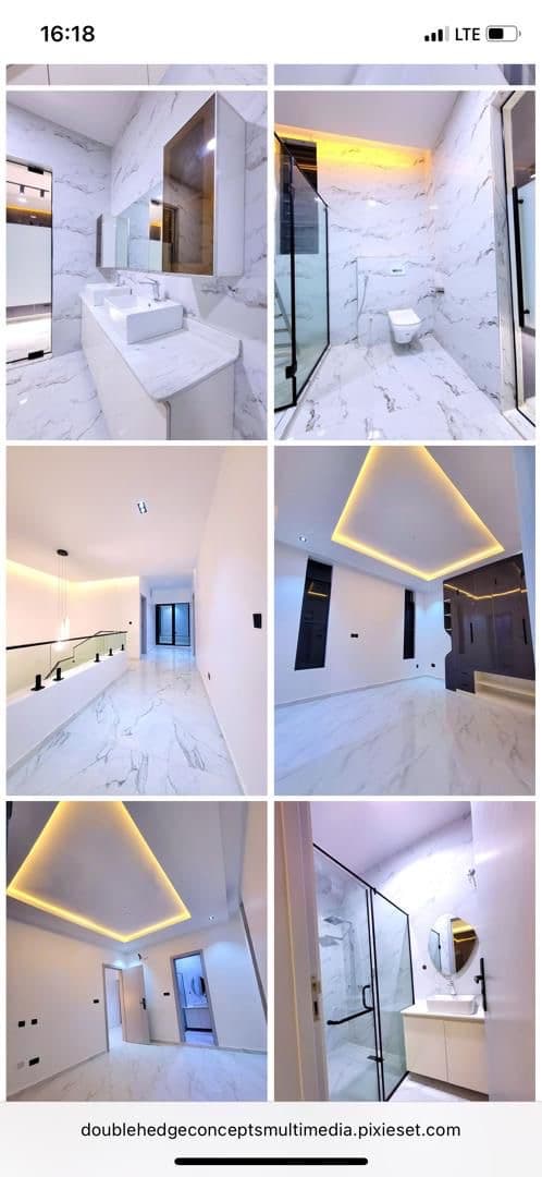 Ivory Residence — Marble Bathrooms and LED Ceiling Accents